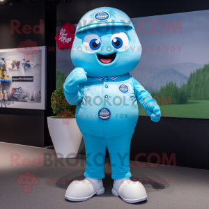 Sky Blue Raspberry mascotte...