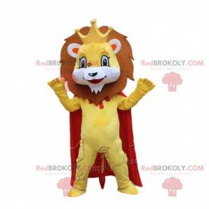 König der Löwen Kostüm Maskottchen. Cosplay-Kostüm des König