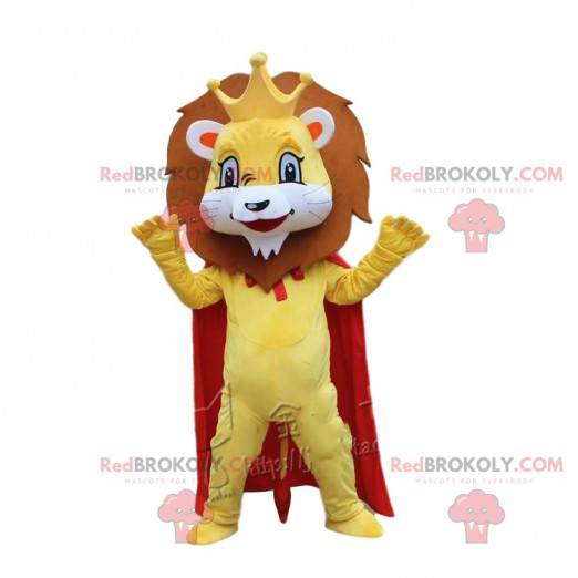 Mascote do traje do rei leão. Traje cosplay do Rei Leão -