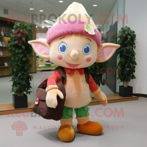 Peach Elf mascotte kostuum...