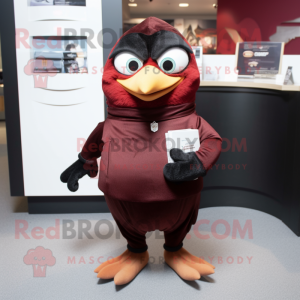 Maroon Blackbird maskot...