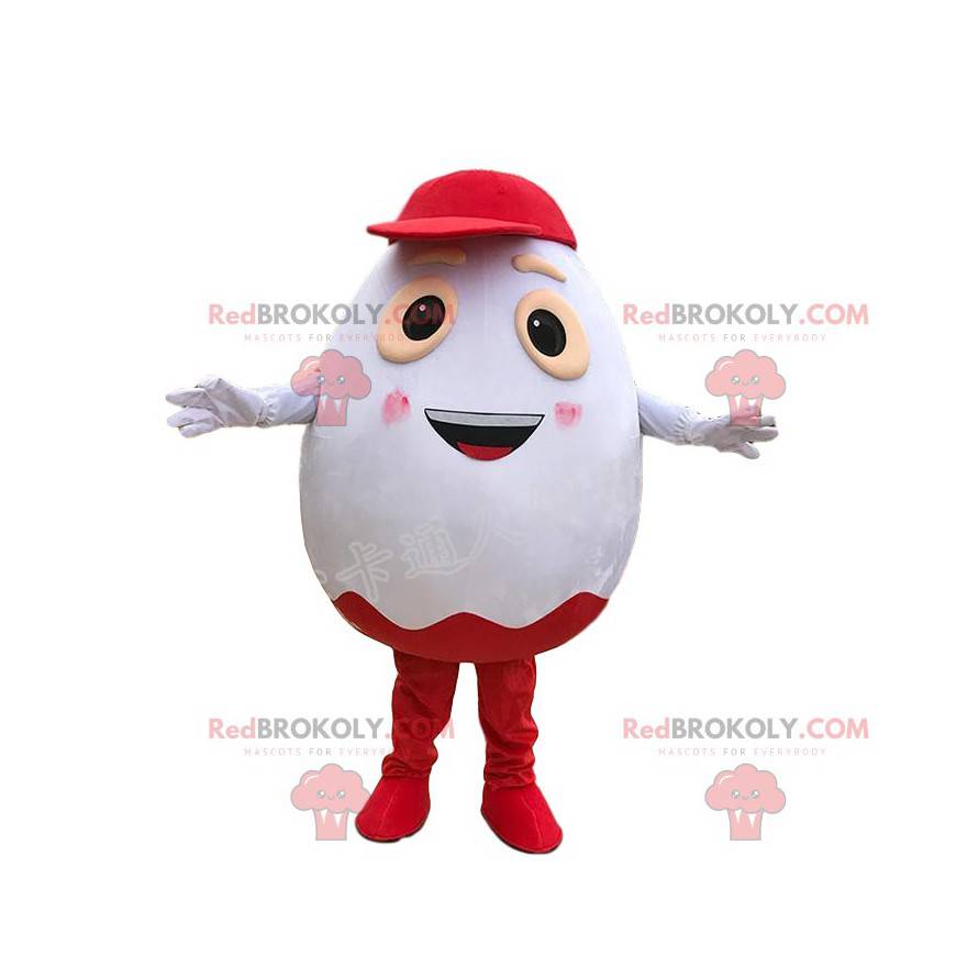 Kinder kostuum mascotte. Chocolade ei kostuum - Redbrokoly.com