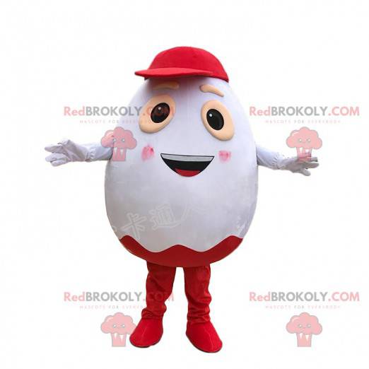 Kinder kostuum mascotte. Chocolade ei kostuum - Redbrokoly.com