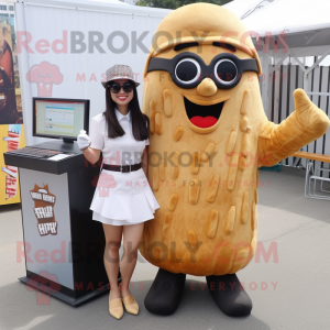 Tan French Fries mascotte...