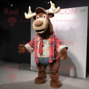 Rust Moose mascotte kostuum...