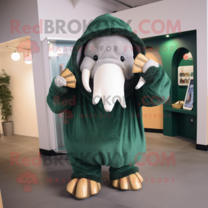 Forest Green Mammoth maskot...