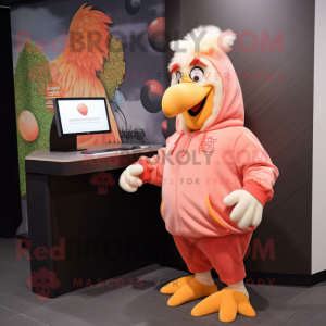 Peach Rooster mascotte...