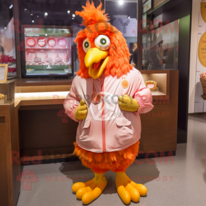 Peach Rooster mascotte...