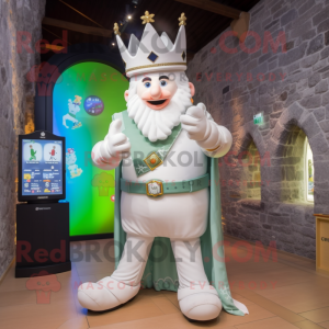 White Irish Castle mascotte...