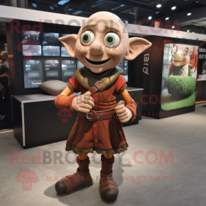 Rust Elf maskot kostume...