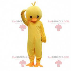 Yellow and orange chick mascot. Canary costume - Redbrokoly.com