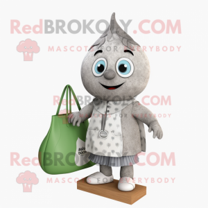 Gray Pear mascotte kostuum...