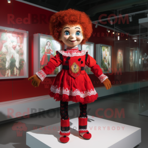 Red Irish Dancer maskot...