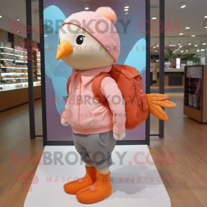 Peach Dove mascotte kostuum...