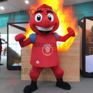 Red Fire Eater maskot...