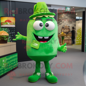 Green Burgers mascotte...