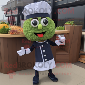 Navy Falafel maskot kostume...