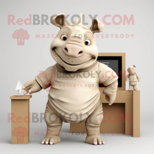 Beige Rhinoceros...