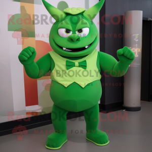 Green Devil mascotte...