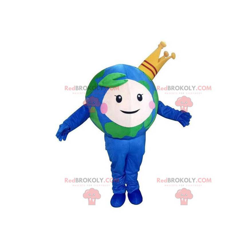 Planet Earth maskot, Earth kostume, Earth globe kostume -