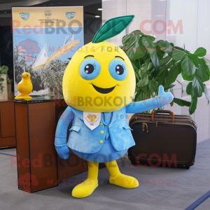 Sky Blue Citron maskot...