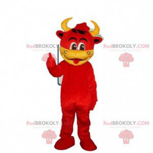 Fantasia de vaca, mascote de diabinho, fantasia de Halloween -