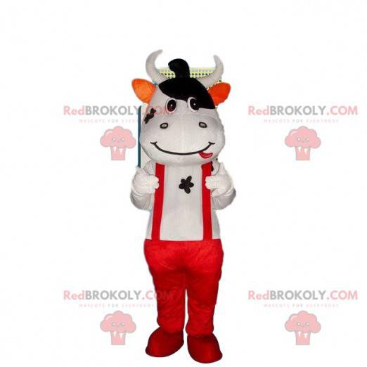 Koe kostuum, stier mascotte, runder kostuum - Redbrokoly.com