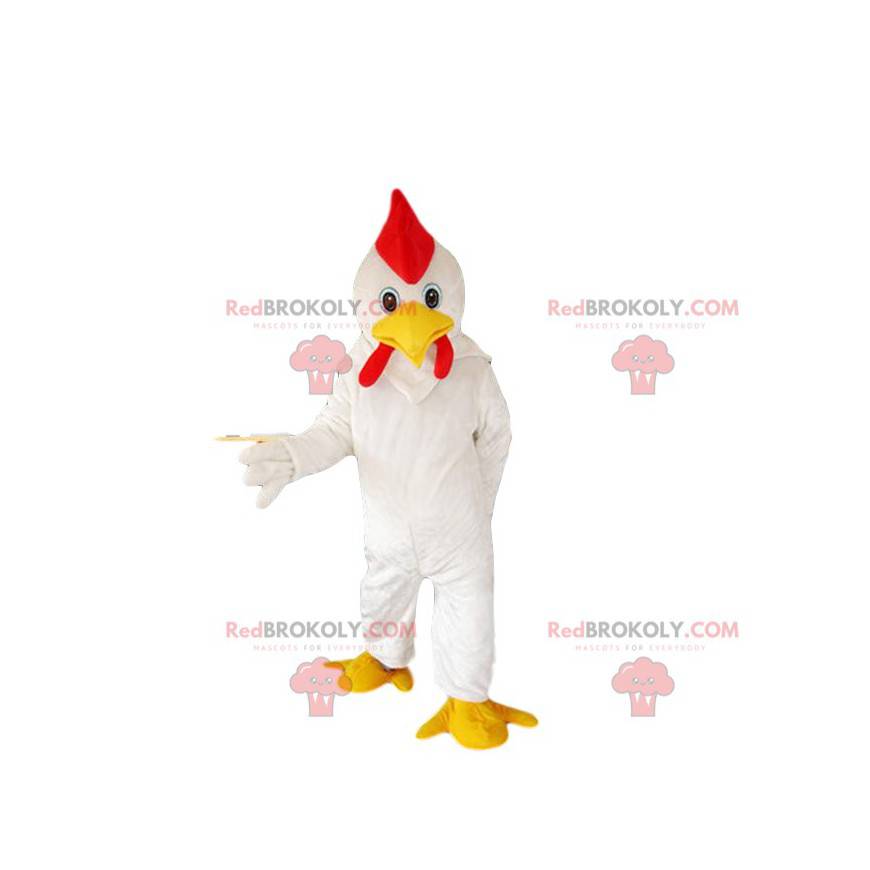 Mascotte de poule, costume de poulet, déguisement de la ferme -