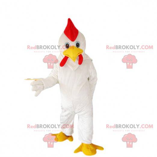 Mascote de frango, fantasia de frango, fantasia de fazenda -