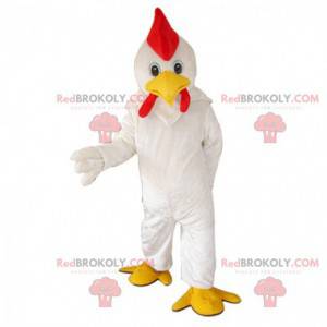 Mascotte de poule, costume de poulet, déguisement de la ferme -