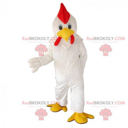 Mascotte di pollo, costume da pollo, costume da fattoria -