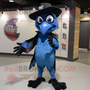 Black Blue Jay maskot...