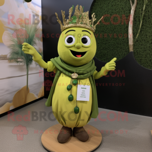 Olive King mascotte kostuum...