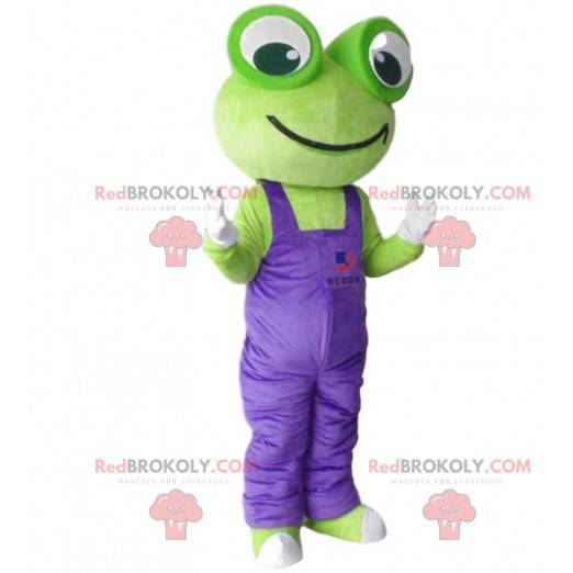 Divertente mascotte rana, divertente costume da rana -