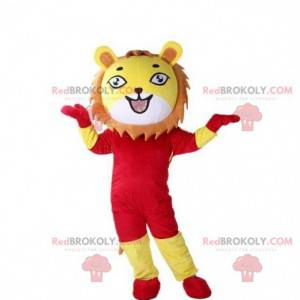Mascota de león, disfraz de cachorro de león y disfraz de tigre
