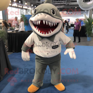 White Shark maskot kostym...