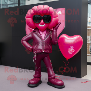 Magenta Heart Shaped...