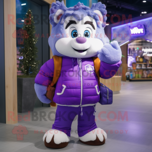 Postava maskota Purple Ice...