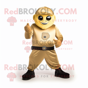 Gold Commando maskot...