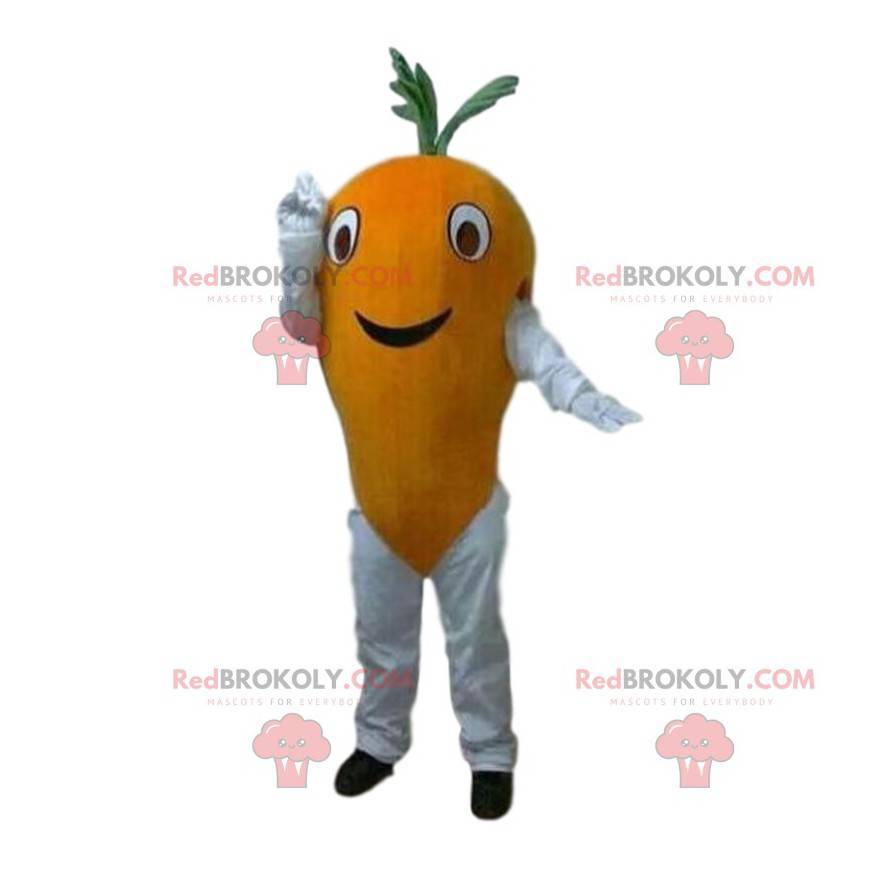 Mrkev maskot, mrkev kostým, zeleninový kostým - Redbrokoly.com