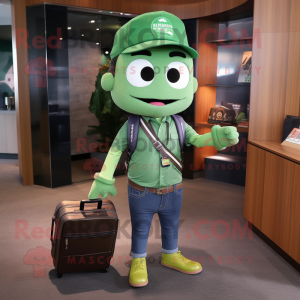 Green Chief maskot kostym...