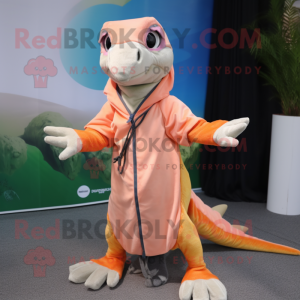 Peach Coelophysis maskot...