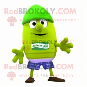 Lime Green Squash mascotte...