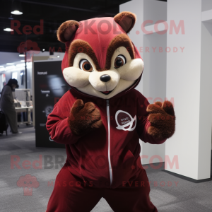 Maroon Chipmunk mascotte...