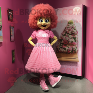 Rosa irske dansesko maskot...