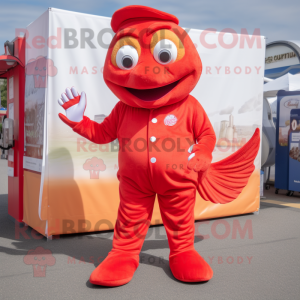 Red Fish And Chips mascotte...