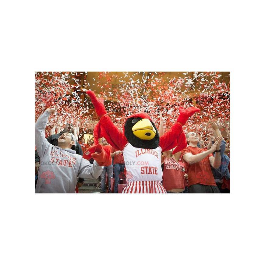 Giant red and black eagle mascot - Redbrokoly.com Giant red and black eagle mascot - Redbrokoly.com