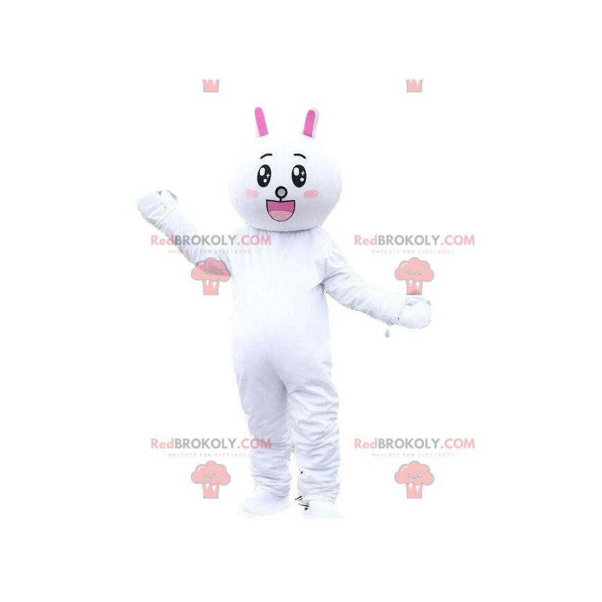 Mascotte de lapin, costume de lapin en peluche. Peluche géante