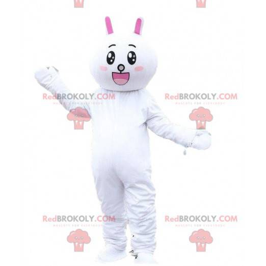 Mascotte de lapin, costume de lapin en peluche. Peluche géante