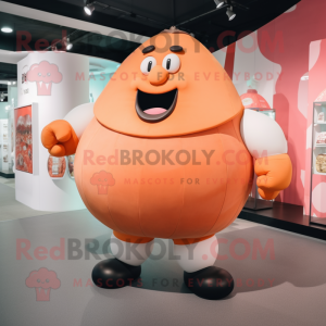 Peach Strongman mascotte...